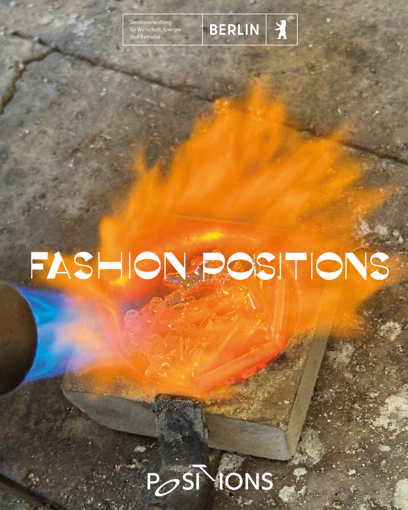 Orange Fashion Positions poster